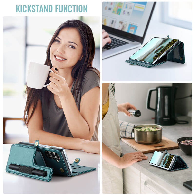 CaseMe Samsung Galaxy Z Fold7 Wallet RFID Blocking Kickstand Case