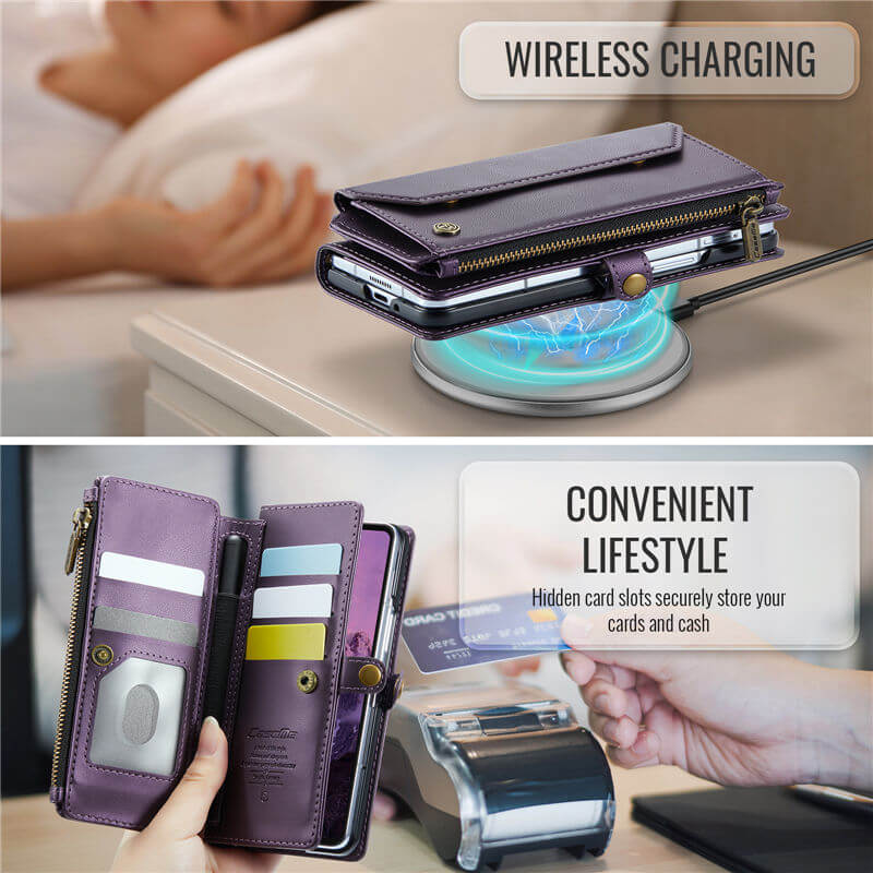 CaseMe Samsung Galaxy Z Fold7 Wallet RFID Blocking Crossbody Case