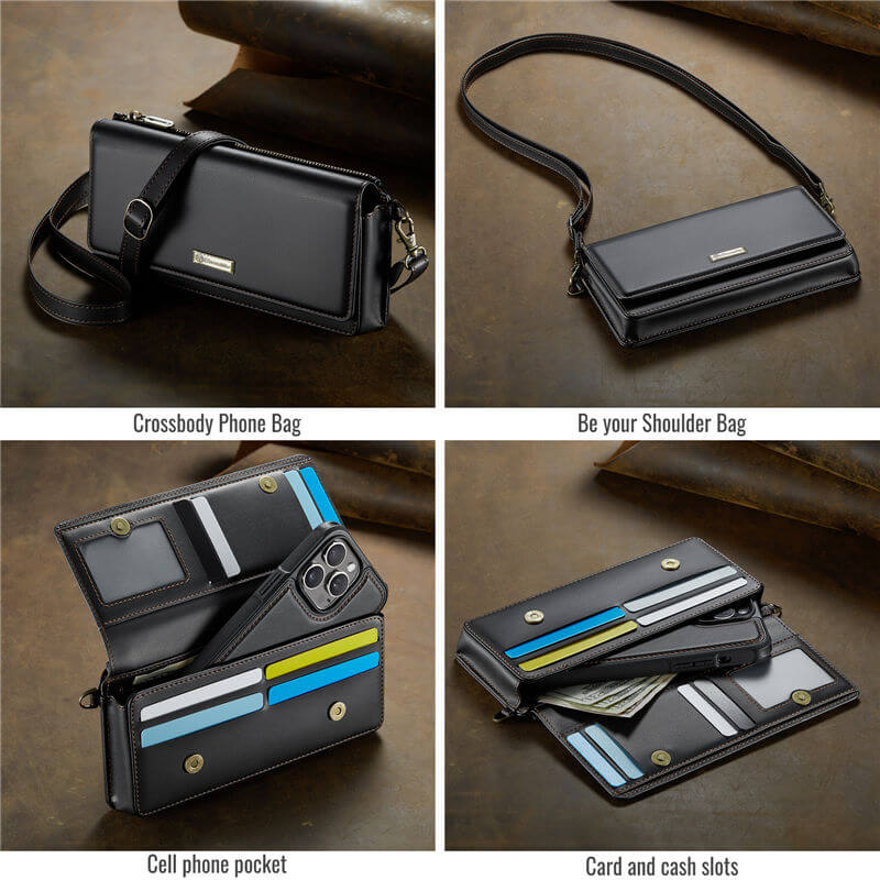 CaseMe RFID Blocking Universal Wallet Crossbody Bag