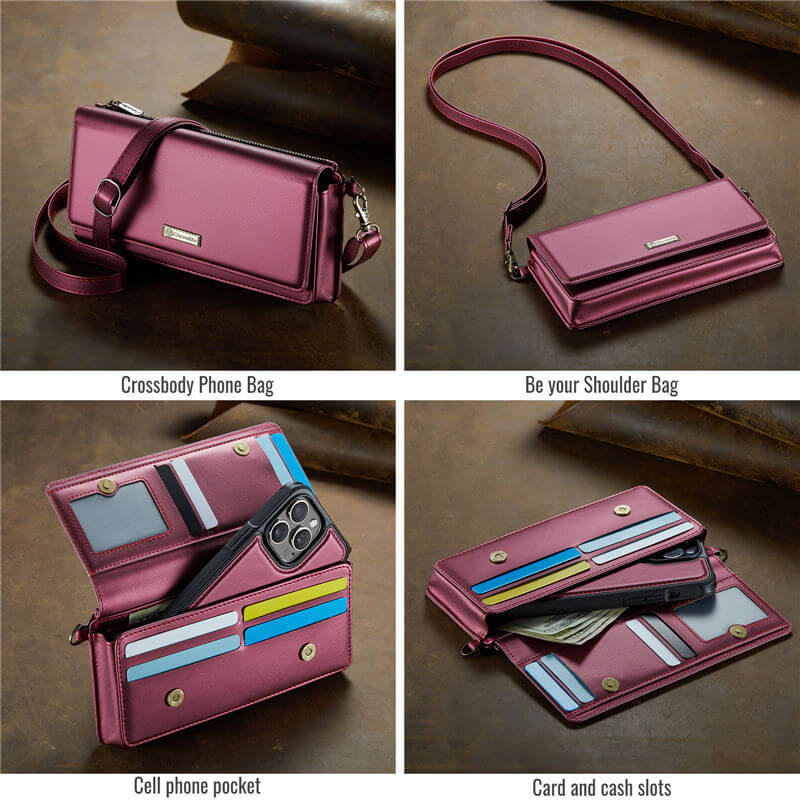 CaseMe RFID Blocking Universal Wallet Crossbody Bag