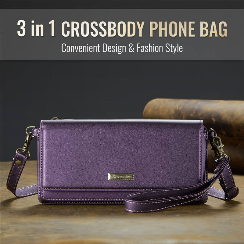 CaseMe RFID Blocking Universal Wallet Crossbody Bag