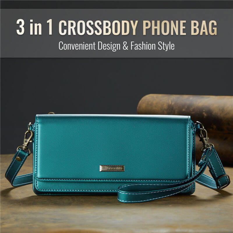 CaseMe RFID Blocking Universal Wallet Crossbody Bag