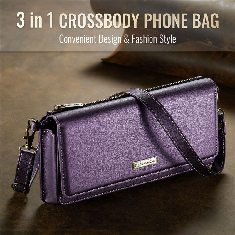 CaseMe RFID Blocking Universal Wallet Crossbody Bag