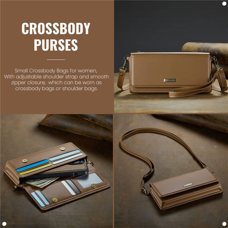 CaseMe RFID Blocking Universal Wallet Crossbody Bag