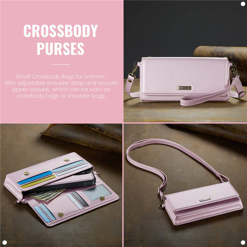 CaseMe RFID Blocking Universal Wallet Crossbody Bag