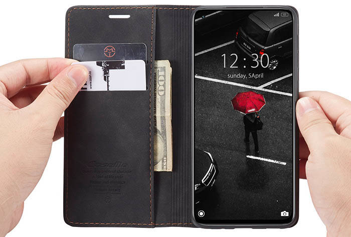 CaseMe Xiaomi Mi 10T Lite Wallet Kickstand Magnetic Flip Leather Case