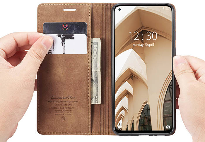 CaseMe Xiaomi Mi 10T Lite Wallet Kickstand Magnetic Flip Leather Case