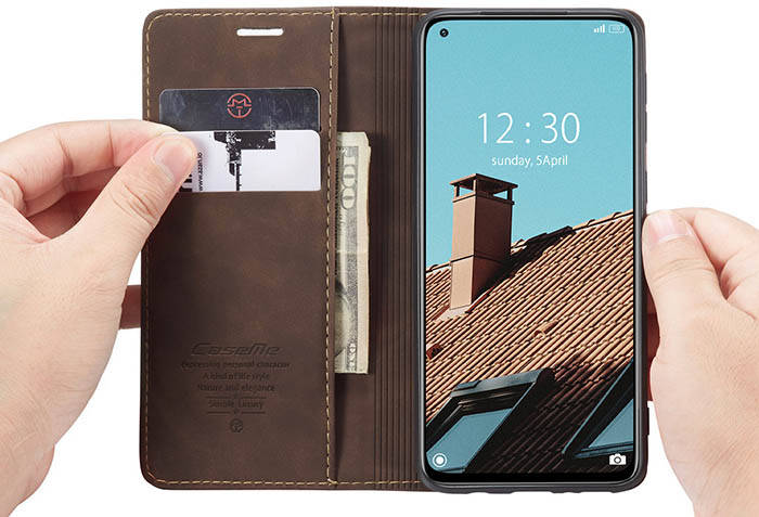 CaseMe Xiaomi Mi 10T Lite Wallet Kickstand Magnetic Flip Leather Case