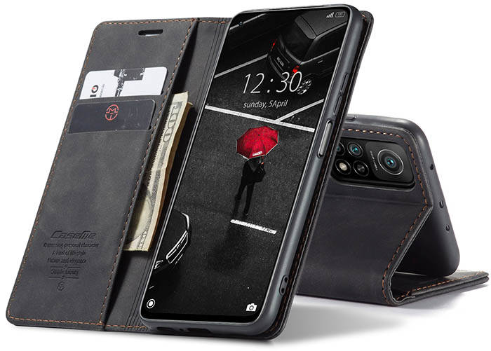 CaseMe Xiaomi Mi 10T/10T Pro Wallet Kickstand Magnetic Flip Leather Case