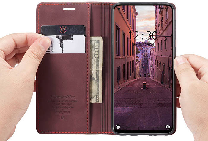 CaseMe Xiaomi Mi 10T/10T Pro Wallet Kickstand Magnetic Flip Leather Case