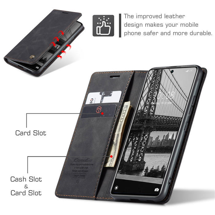 CaseMe Xiaomi 12T/12T Pro Wallet Kickstand Magnetic Flip Case