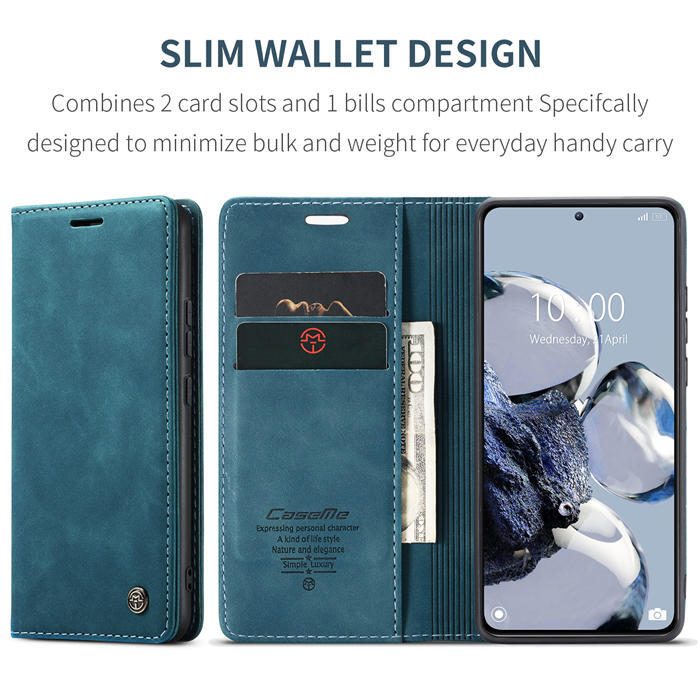 CaseMe Xiaomi 12T/12T Pro Wallet Kickstand Magnetic Flip Case