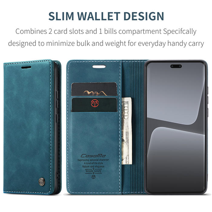 CaseMe Xiaomi 13 Lite Wallet Suede Leather Case