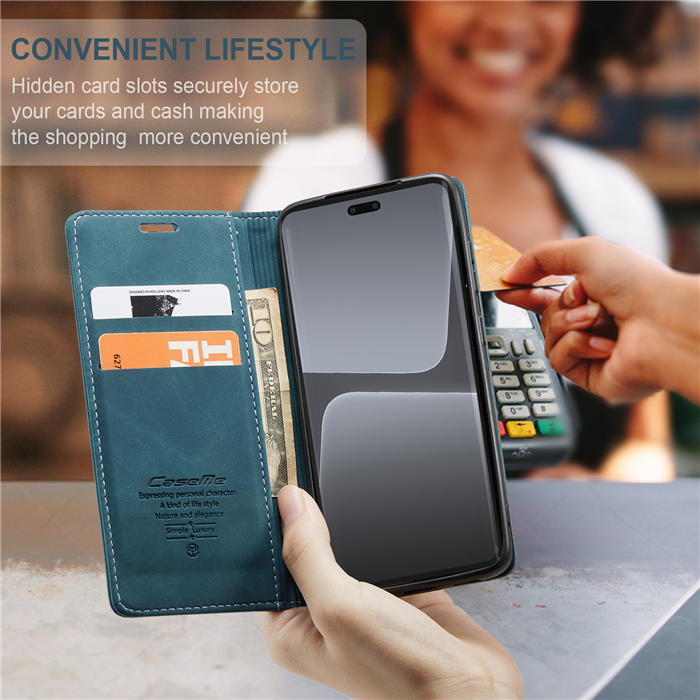 CaseMe Xiaomi 13 Lite Wallet Suede Leather Case