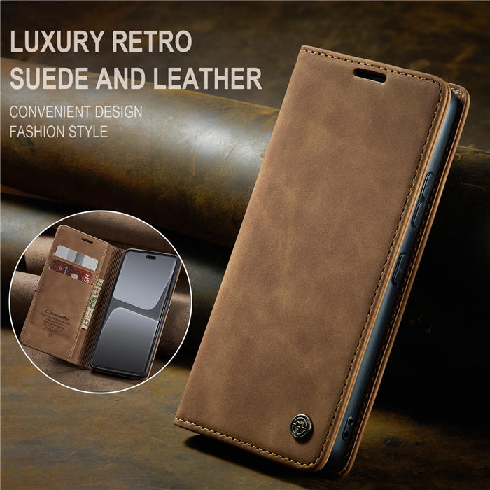 CaseMe Xiaomi 13 Lite Wallet Suede Leather Case