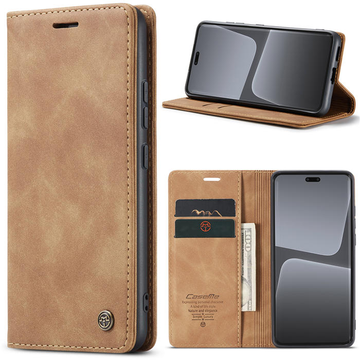 CaseMe Xiaomi 13 Lite Wallet Suede Leather Case