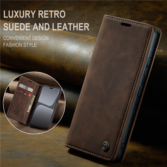 CaseMe Xiaomi 13 Lite Wallet Suede Leather Case