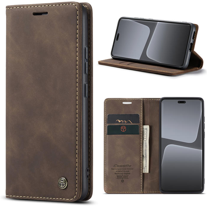 CaseMe Xiaomi 13 Lite Wallet Suede Leather Case