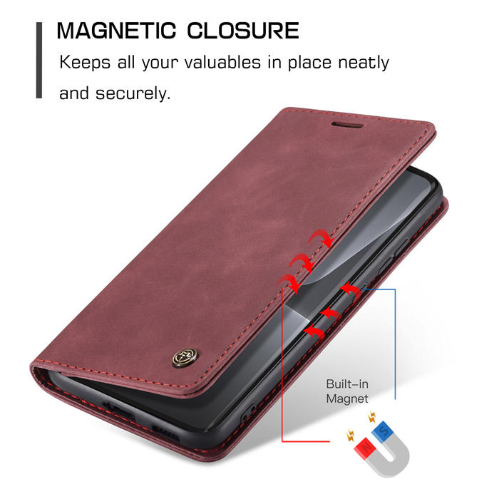 CaseMe Xiaomi 13 Lite Wallet Suede Leather Case