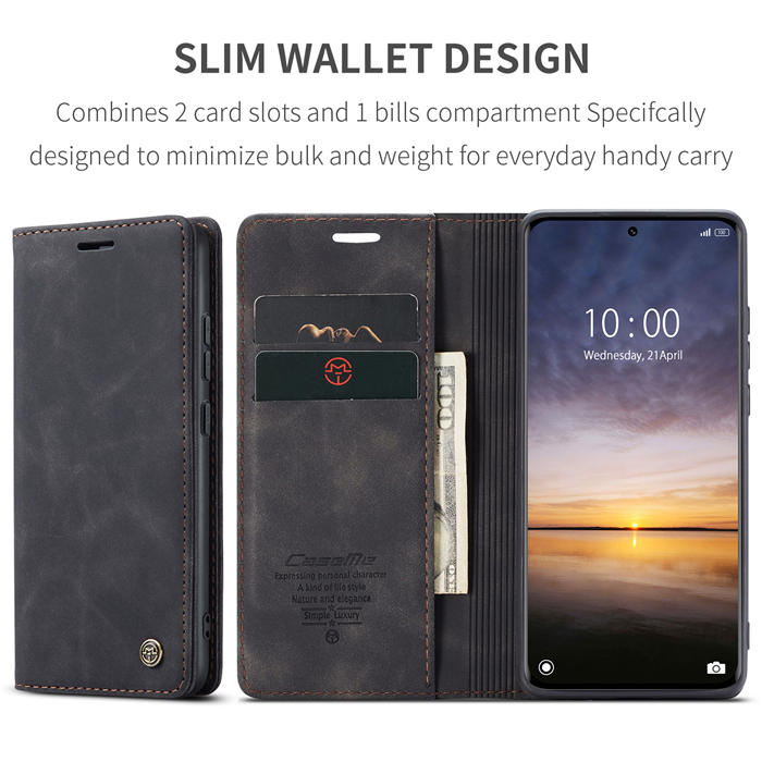 CaseMe Xiaomi 13 Pro Wallet Suede Leather Case