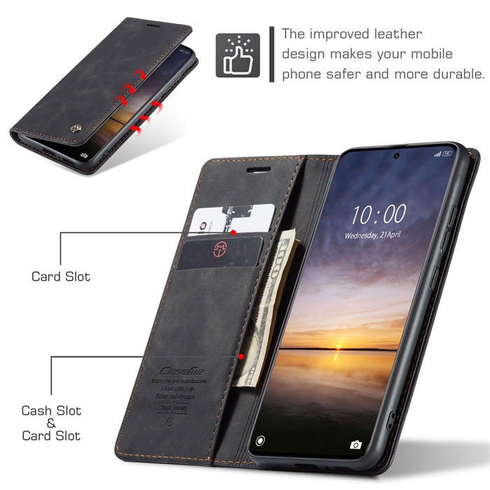 CaseMe Xiaomi 13 Pro Wallet Suede Leather Case