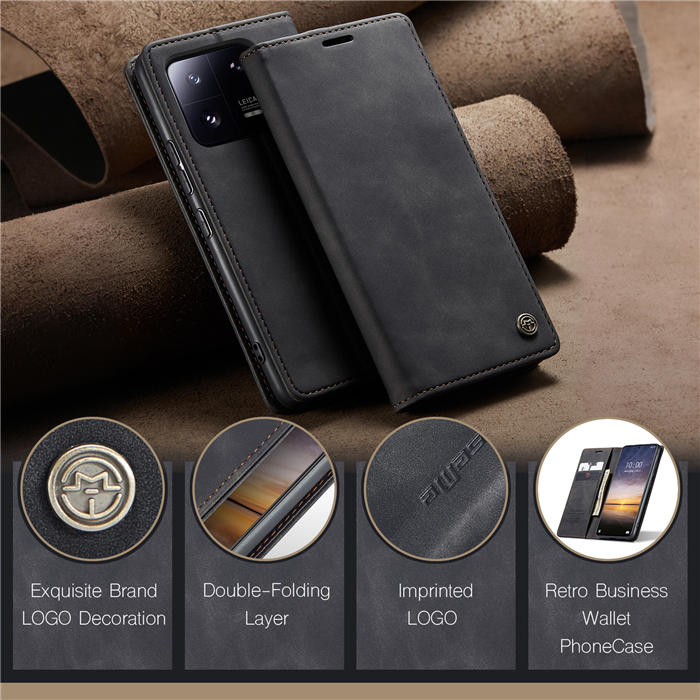 CaseMe Xiaomi 13 Pro Wallet Suede Leather Case