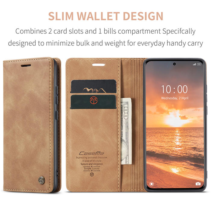 CaseMe Xiaomi 13 Pro Wallet Suede Leather Case