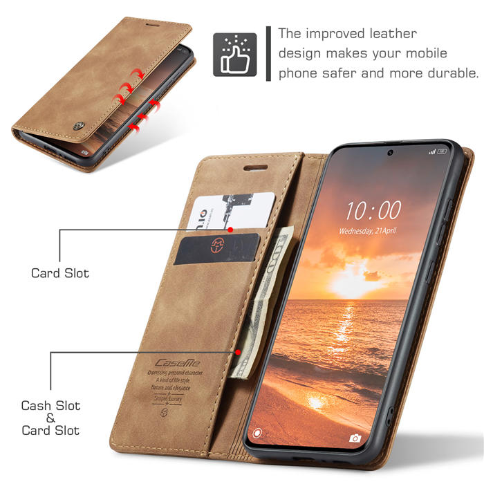 CaseMe Xiaomi 13 Pro Wallet Suede Leather Case