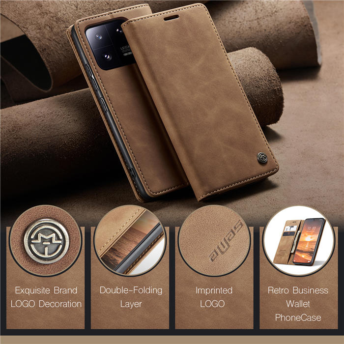 CaseMe Xiaomi 13 Pro Wallet Suede Leather Case