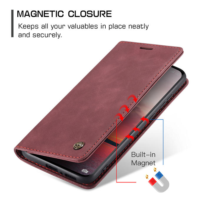 CaseMe Xiaomi 13 Pro Wallet Suede Leather Case