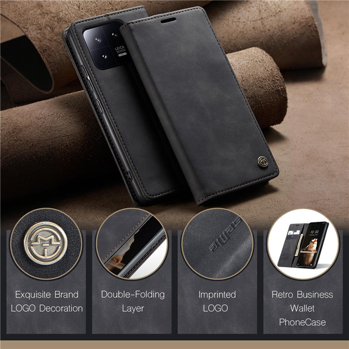 CaseMe Xiaomi 13 Wallet Suede Leather Case