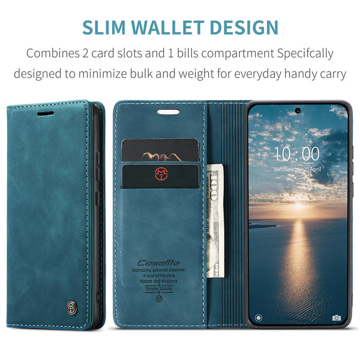 CaseMe Xiaomi 13 Wallet Suede Leather Case