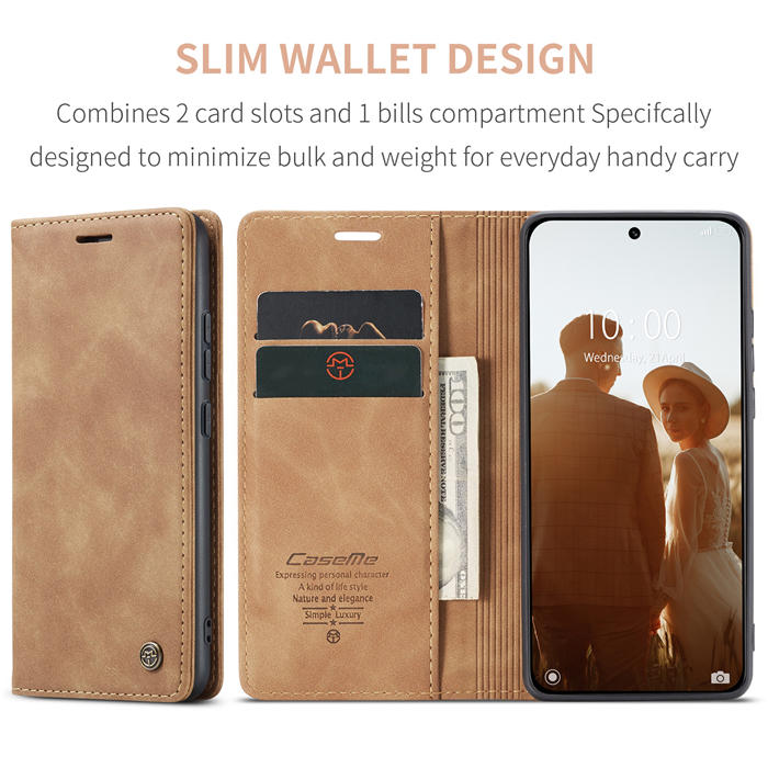 CaseMe Xiaomi 13 Wallet Suede Leather Case