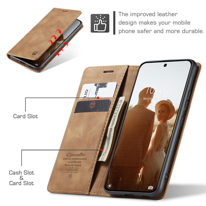 CaseMe Xiaomi 13 Wallet Suede Leather Case