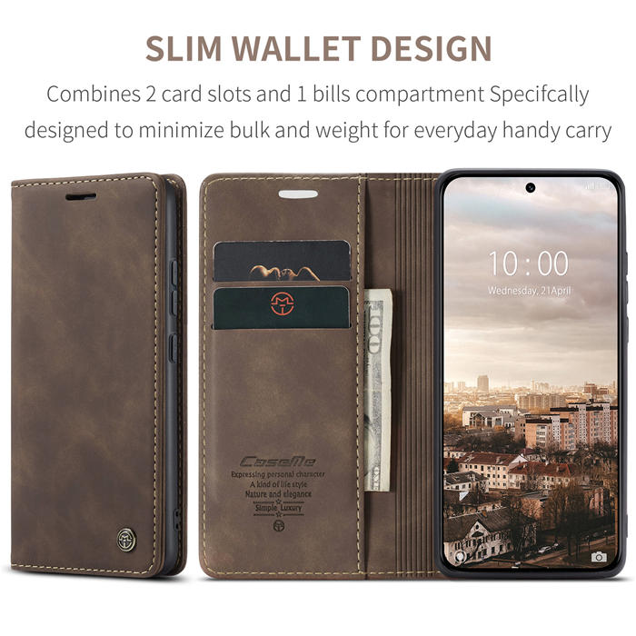 CaseMe Xiaomi 13 Wallet Suede Leather Case