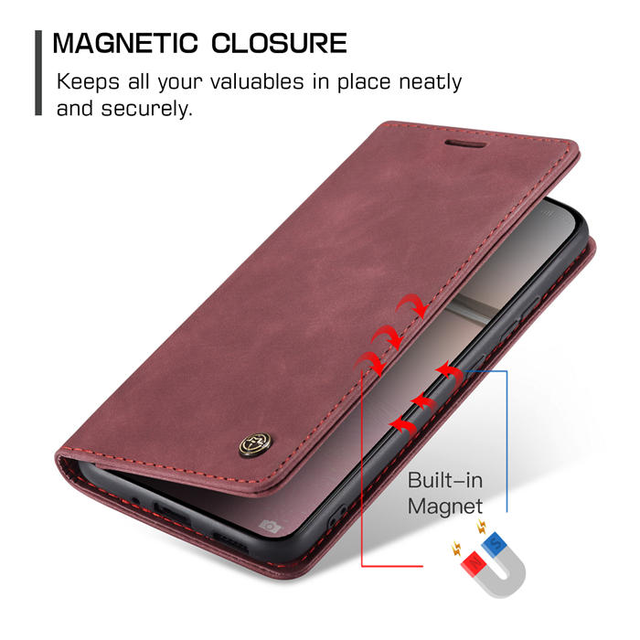 CaseMe Xiaomi 13 Wallet Suede Leather Case