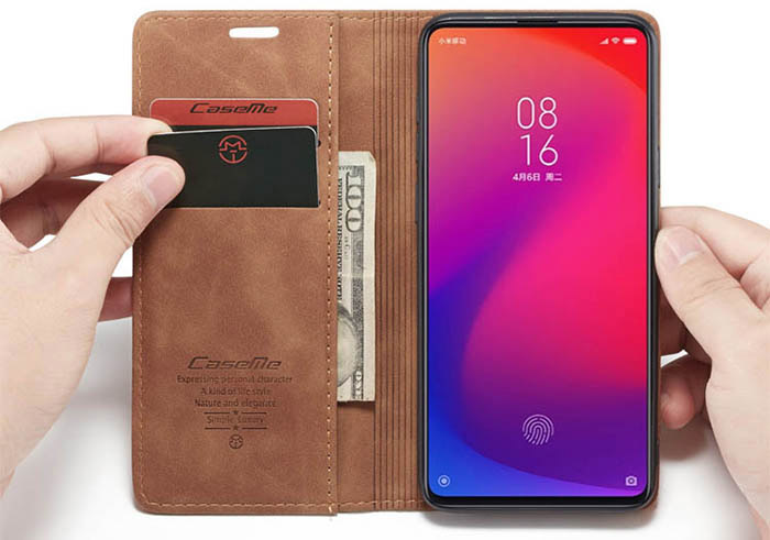 CaseMe Xiaomi Redmi K20 Pro Wallet Kickstand Magnetic Flip Leather Case