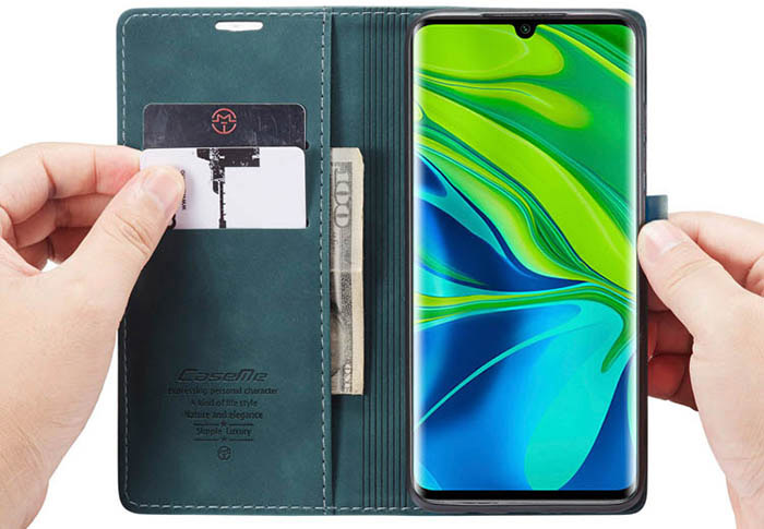 CaseMe Xiaomi Mi CC9 Pro/Mi Note 10/Mi Note 10 Pro Wallet Kickstand Magnetic Flip Leather Case