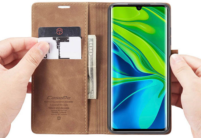 CaseMe Xiaomi Mi CC9 Pro/Mi Note 10/Mi Note 10 Pro Wallet Kickstand Magnetic Flip Leather Case