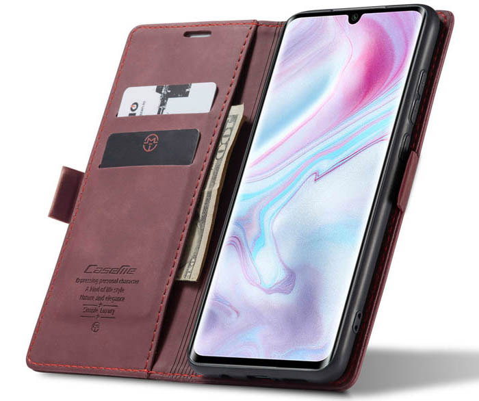 CaseMe Xiaomi Mi CC9 Pro/Mi Note 10/Mi Note 10 Pro Wallet Kickstand Magnetic Flip Leather Case