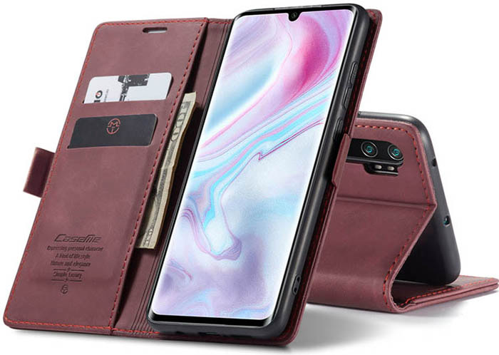 CaseMe Xiaomi Mi CC9 Pro/Mi Note 10/Mi Note 10 Pro Wallet Kickstand Magnetic Flip Leather Case