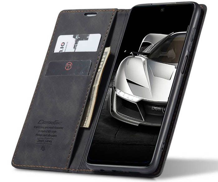 CaseMe Xiaomi Redmi Note 9S Wallet Kickstand Magnetic Flip Leather Case