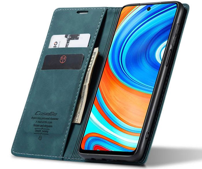 CaseMe Xiaomi Redmi Note 9S Wallet Kickstand Magnetic Flip Leather Case