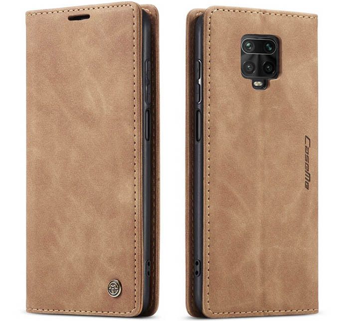 CaseMe Xiaomi Redmi Note 9S Wallet Kickstand Magnetic Flip Leather Case