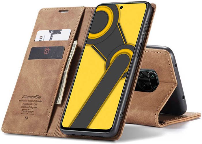 CaseMe Xiaomi Redmi Note 9S Wallet Kickstand Magnetic Flip Leather Case