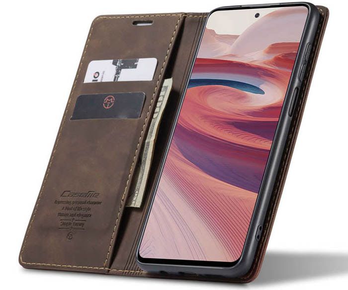 CaseMe Xiaomi Redmi Note 9 Pro Wallet Kickstand Magnetic Flip Leather Case