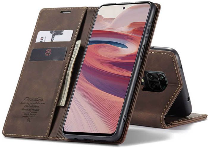 CaseMe Xiaomi Redmi Note 9 Pro Wallet Kickstand Magnetic Flip Leather Case