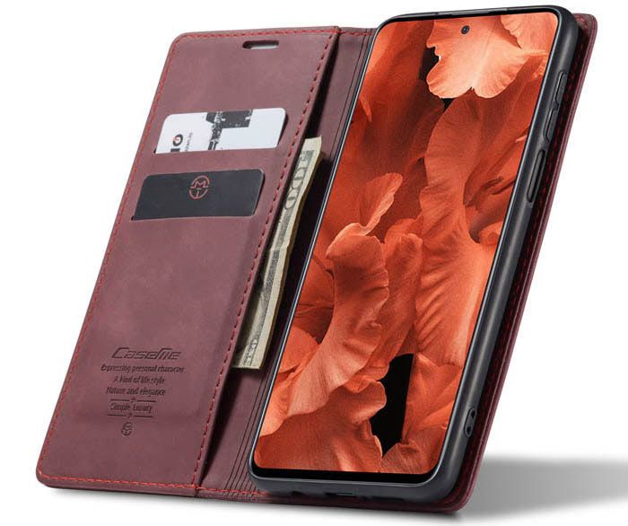 CaseMe Xiaomi Redmi Note 9 Pro Wallet Kickstand Magnetic Flip Leather Case