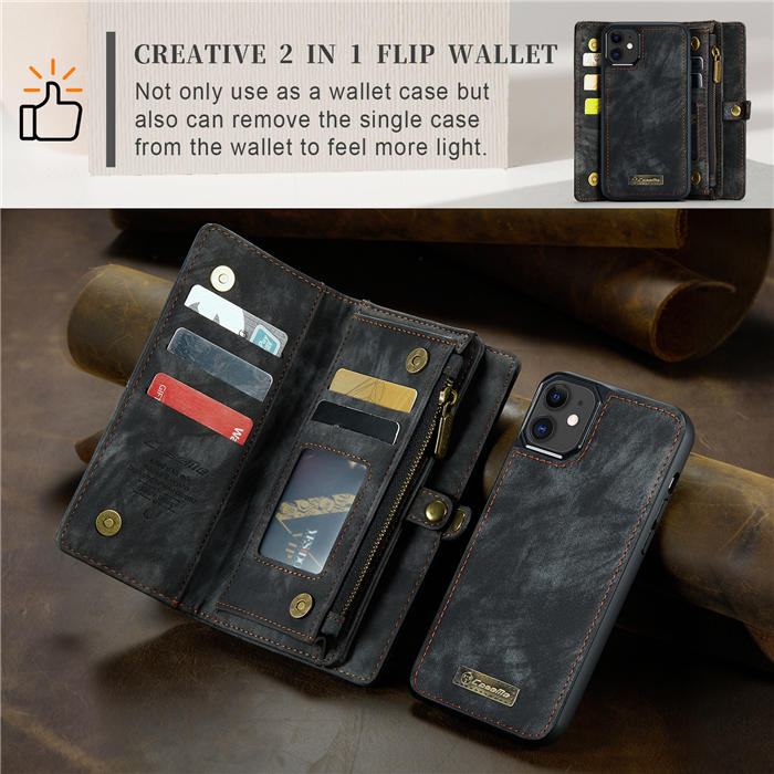 CaseMe iPhone 11 Wallet Case with Wrist Strap