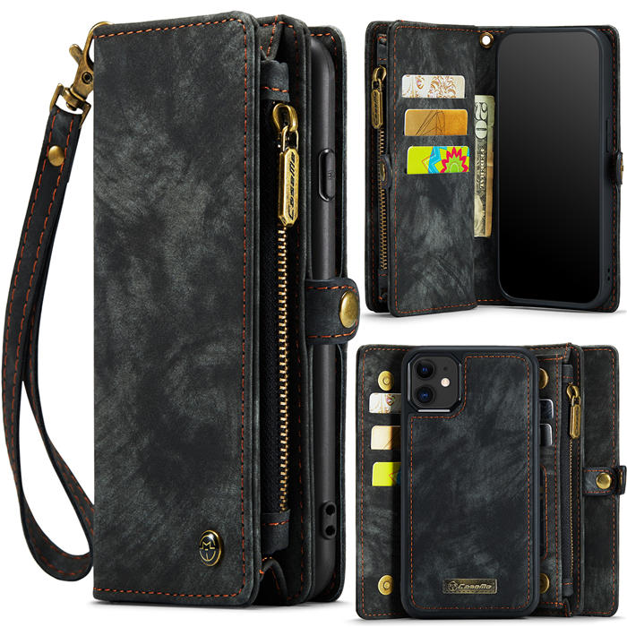 CaseMe iPhone 11 Wallet Case with Wrist Strap